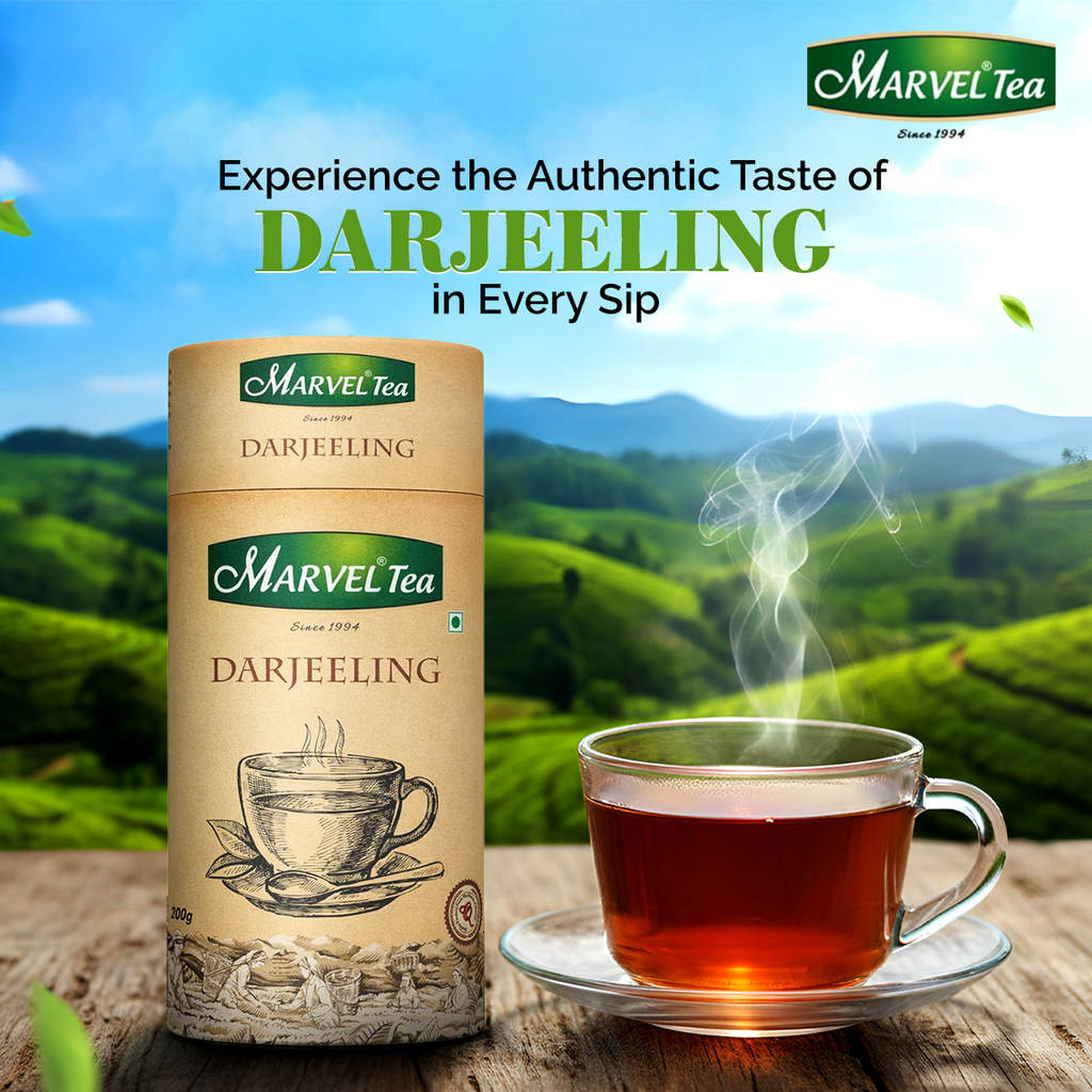 Experience Authentic Taste in Every Sip - Darjeeling Tea by Marvel Tea