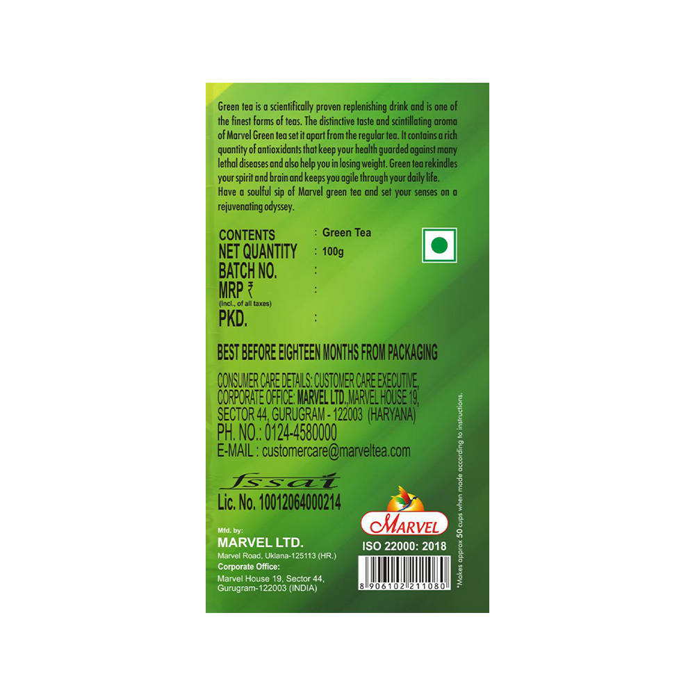 Organic Tea | Pure Organic Green Tea - Marvel Tea