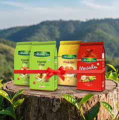 Gift Pack Combo of 4 Flavour (Elaichi, Masala, Adrak Tea - 250g Each)