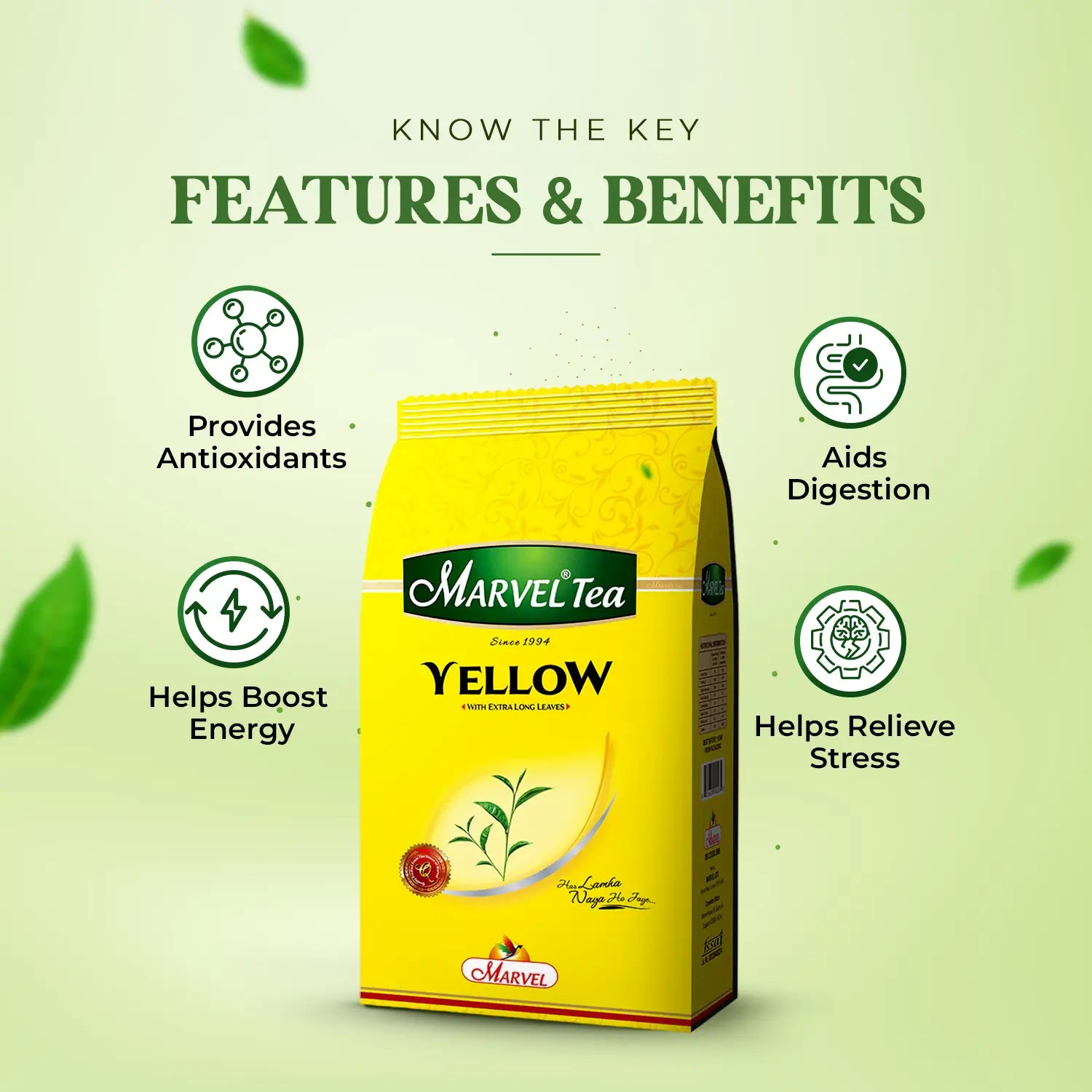 Buy Marvel Yellow Tea Online In India - Premium Quality – Marvel Tea