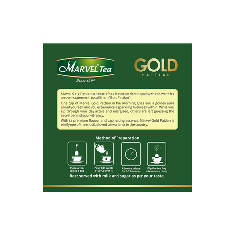 Indulge in Marvel's Premium Gold Pattian Tea – Marvel Tea
