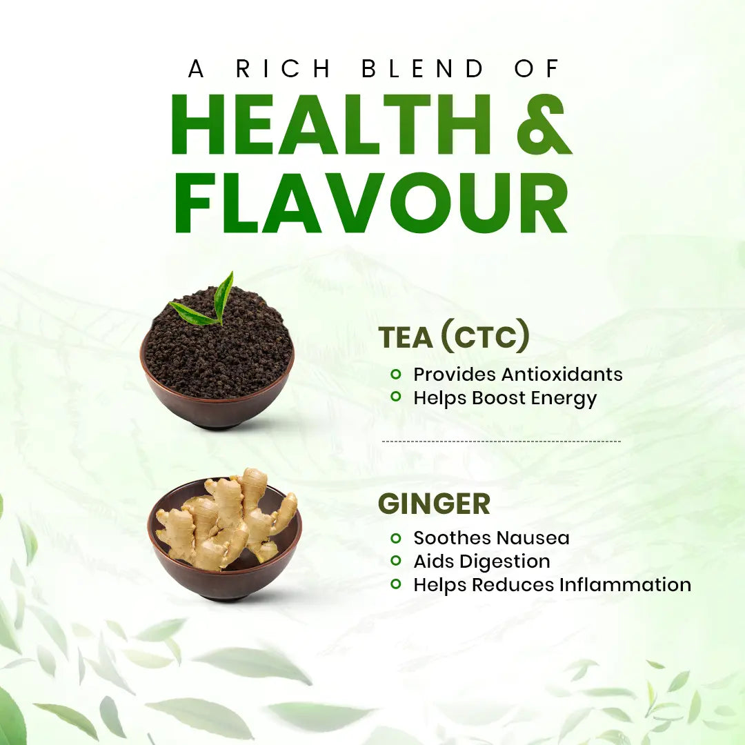 Buy Ginger Tea (Adrak Tea) Online | Strong & Aromatic - Marvel Tea