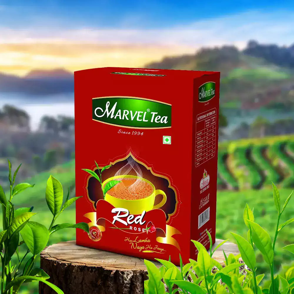 Flavour and Aroma Rich Red Rose Tea Online - Marvel Tea