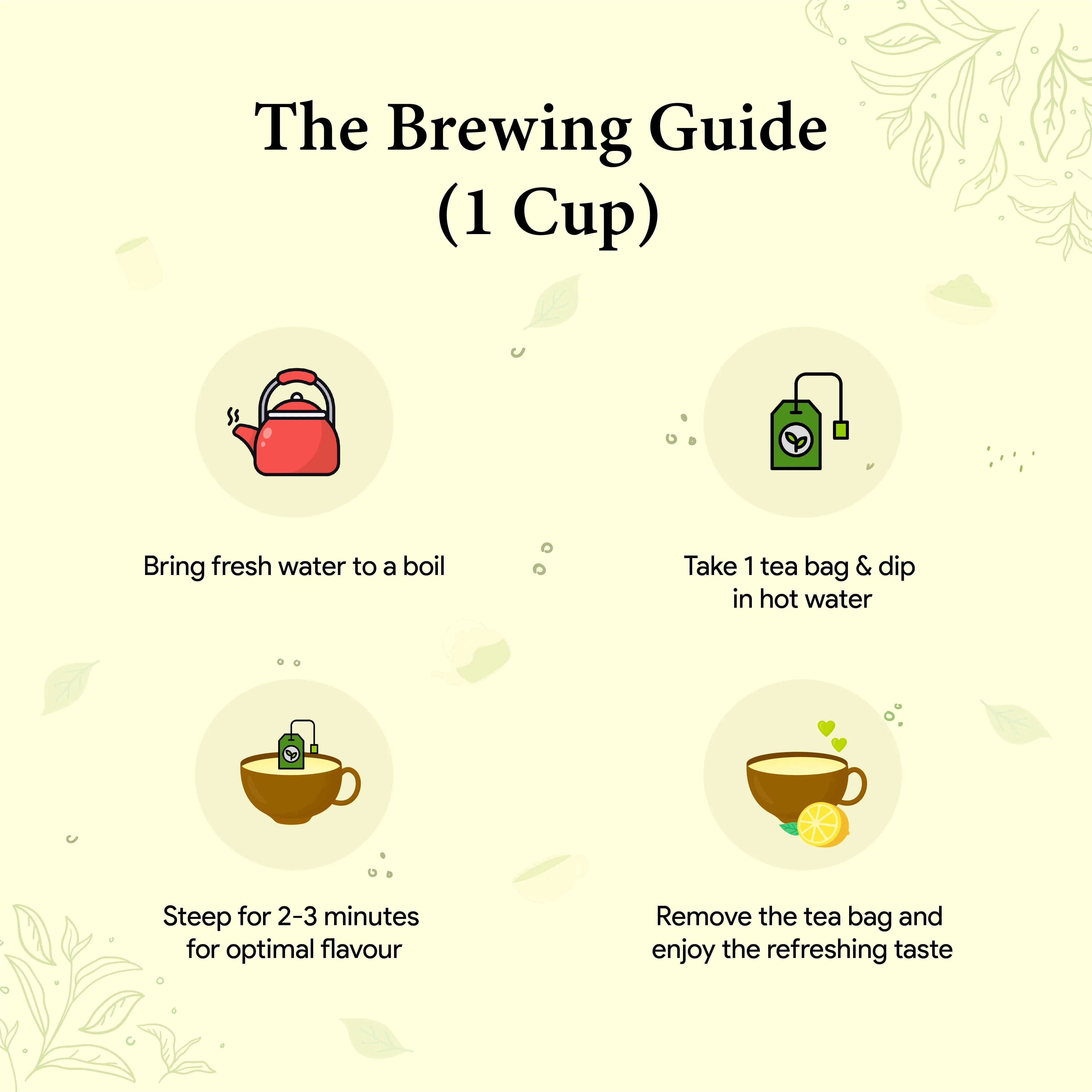 Refreshing Green Lemon Tea | Packed With Health Benefits - Marvel Tea