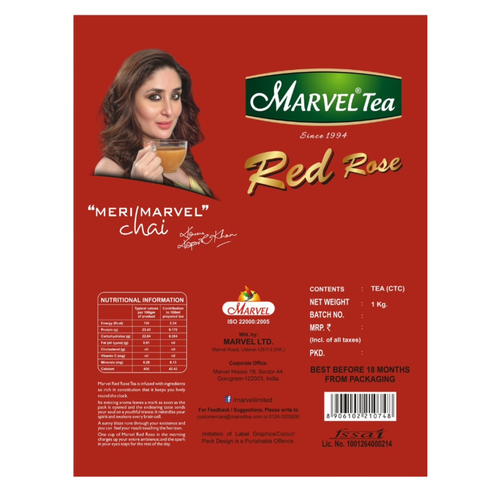 Flavour and Aroma Rich Red Rose Tea Online - Marvel Tea